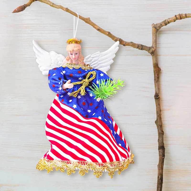 

Independence Day Freedom Female Angel Doll National Day Creatives Decoration Ornaments for Home Decoration P7Ding
