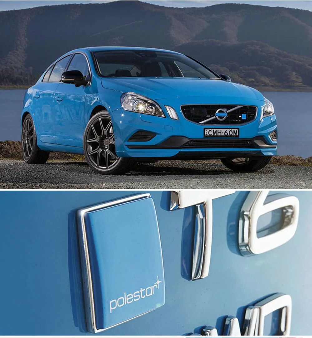 3D автомобиля Стикеры Polestar эмблема значок Логотип Автомобильная эмблема багажник Стикеры для VOLVO S60 V60 S80 XC60 XC90 XC70 V40 S40 V70