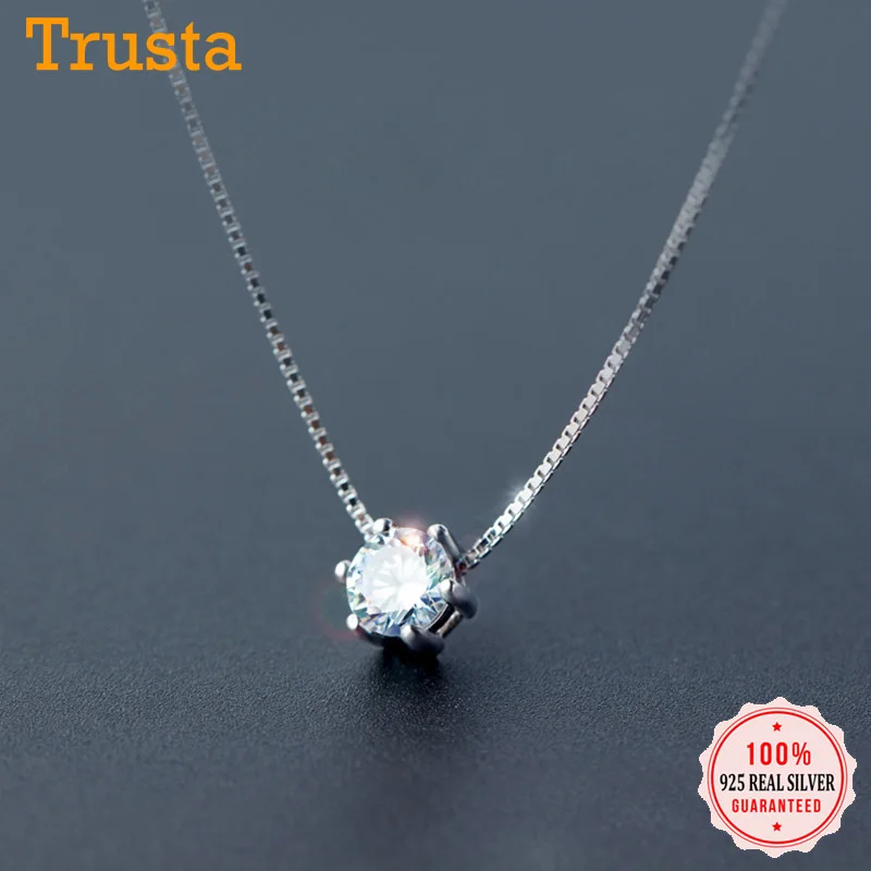 Trusta 2018 новинка женская мода ювелирные изделия из стерлингового серебра 925 пробы