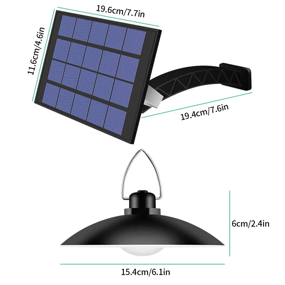

Solar Shed Light Pendant Lamp LED Solar Hanging Chandelier Waterproof With 1/2/3/4 Heads For Outdoor Garden Yard Patio Corridor