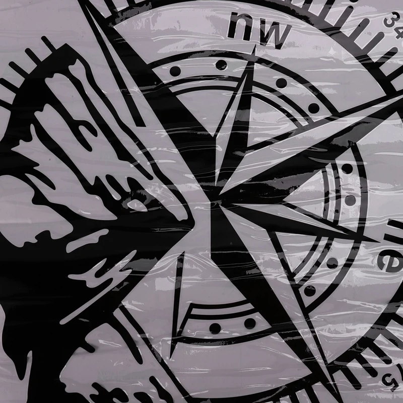 

50X60Cm Car Hood Mountain Navigation Car Sticker