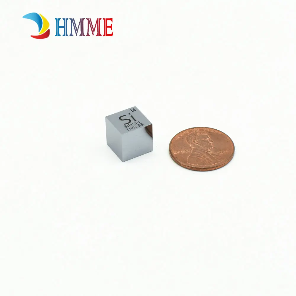 6N кремния 10 мм куб для коллекции элементов Si плотность блок 99.9999% ручной работы DIY