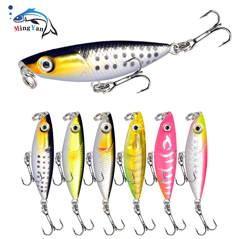 

1pcs Slow Sinking Pencil Bait 4.5cm/1.8g Jerkbait Artificial Plastic Hard Bait Crankbait Bass Fishing Wobblers Fishing Tackle