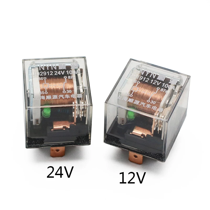 

1 шт. автомобильное реле 12 В 100 А 5 контактов SPDT высокой емкости переключение устройства управления автомобиля автомобильные реле DC 24 В