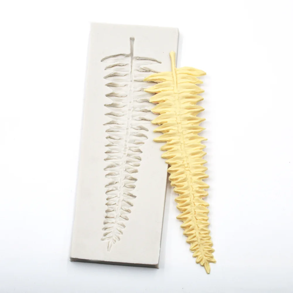 Силиконовая форма для торта с листьями папоротника в тропическом лесу