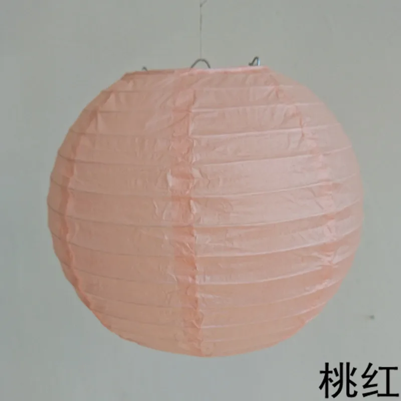 2pcs-Pink 2 2 шт. 4/6/8/10/12/14/16 дюймовый круглый одежда для свадьбы, дня рождения Бумага украшения-фонарики, подарок, ремесло, сделай сам, светильник подвесной шар - Цвет: 2pcs-Pink 2