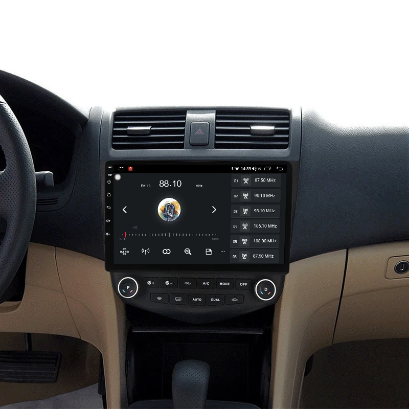 QLED 1280*720 Android 10 для Honda Accord 7 см UC CL 2003 - 2007 Автомобиль Радио Мультимедийный