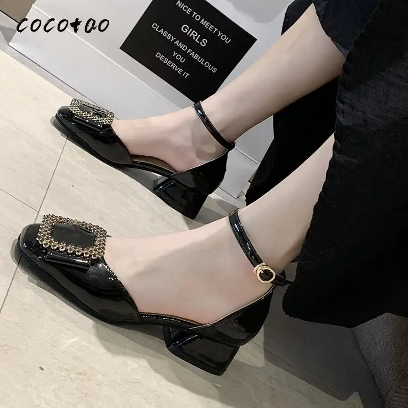 Женские туфли на высоком каблуке бордовые летние модные с металлическим