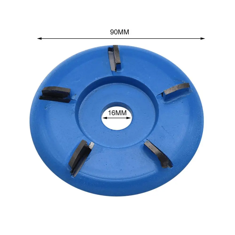 

Power Wood Carving Disc Angle Grinder Woodworking Turbo Plane For 16mm Aperture Angle Grinder Attachment Milling Cutter FDH