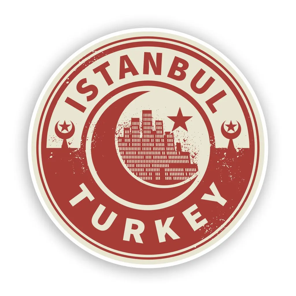 Для 2xTurkey Стамбул виниловые наклейки на стену путешествия Чемодан|Наклейки для