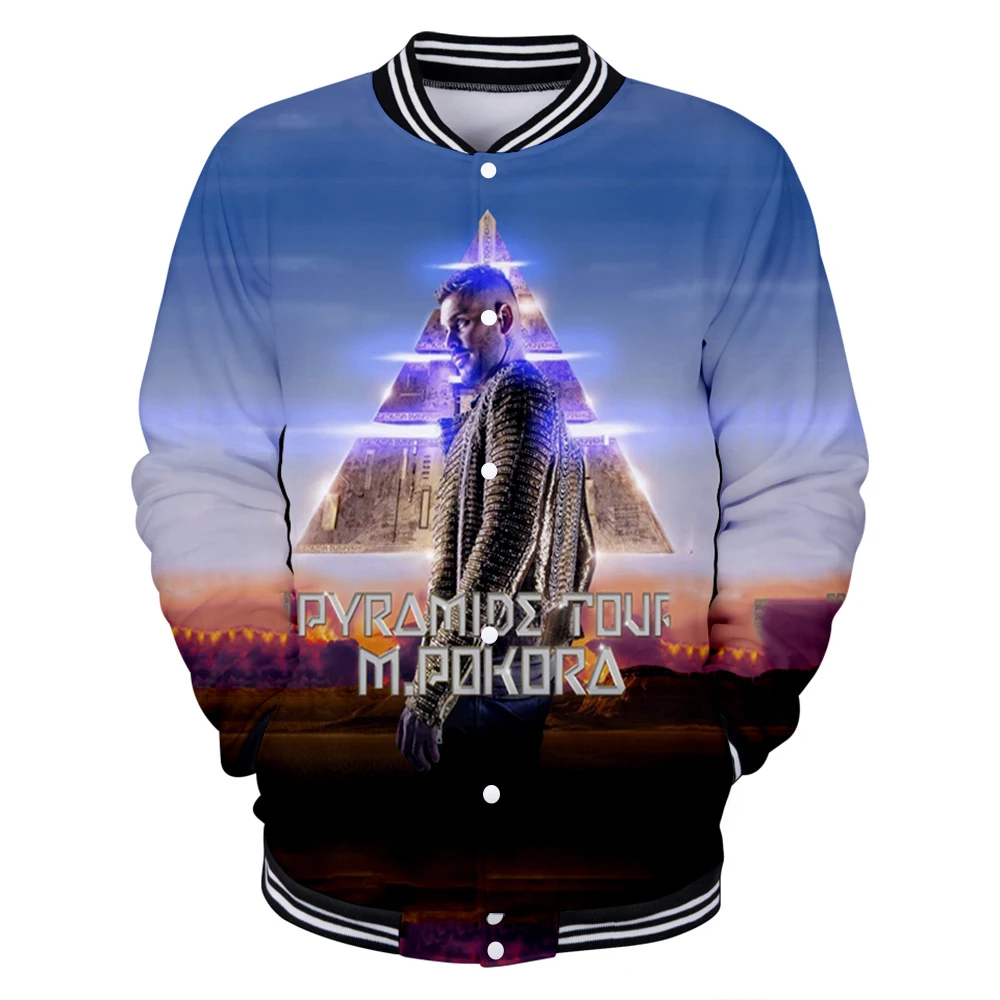 

M. Pokora Sweatshirt 3D Unisex Tracksuit Baseball Jacket Women/Men Harajuku Streetwear Rapper Matt Pokora Clothes Kawaii Tops
