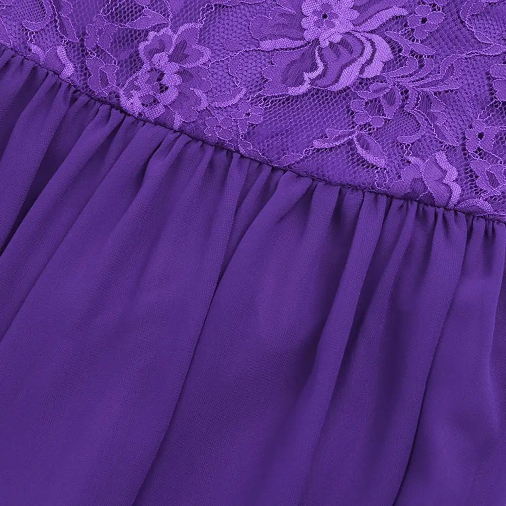 Элегантное детское платье для девочек Vestidos шифоновое кружевное бальное