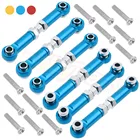 Регулируемые алюминиевые стяжки, 4 шт., соединения развала с концами стержня для радиоуправляемого автомобиля Himoto E18 118, запчасти для модернизации