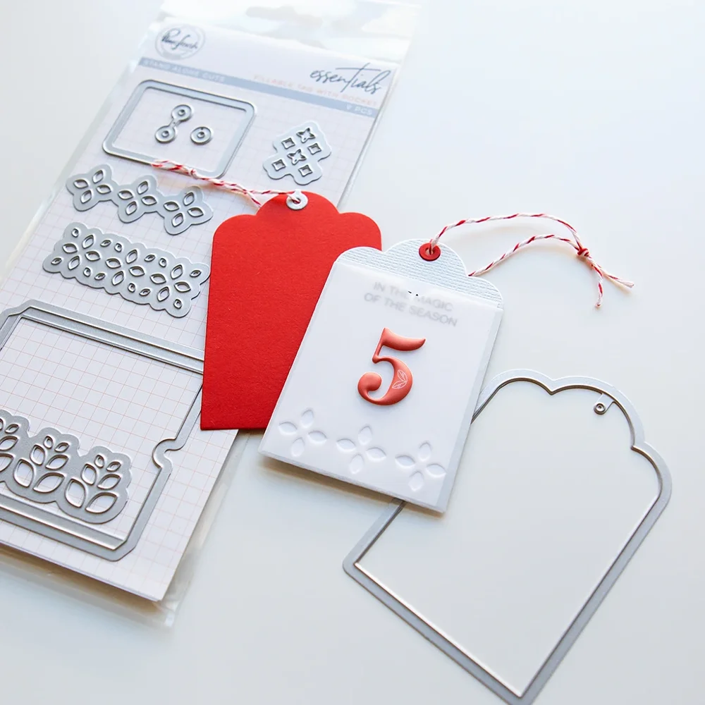 Mmao ремесла металлические стальные Вырубные штампы новые карманные бирки