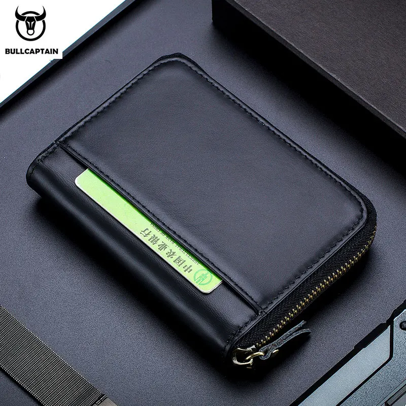 Кошелек BULLCAPTAIN мужской кожаный с защитой от кражи|Мужские кошельки| |