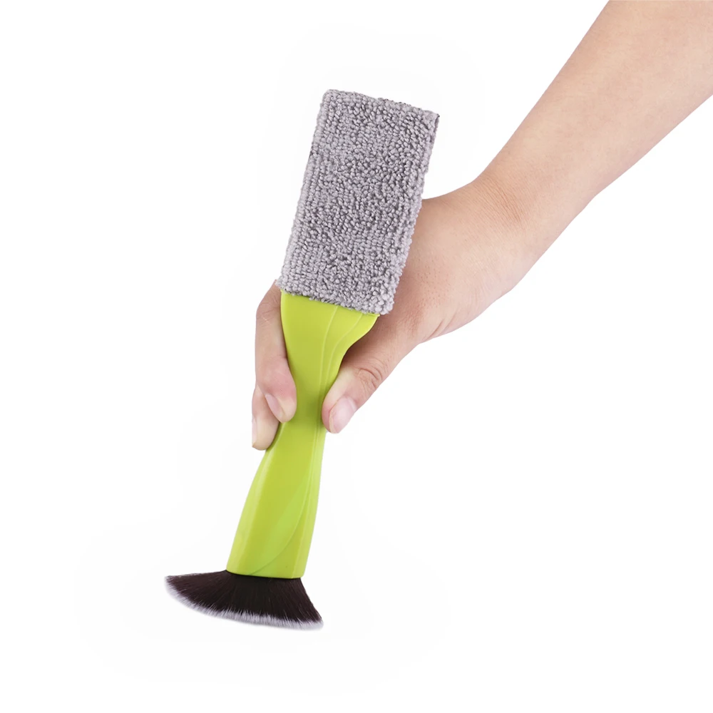 

SPTA Air Conditioning Air Outlet Cleaning Brush Double Side Interior Cleaning Brush Cleaning Tool Multi-Purpose Dust Brush