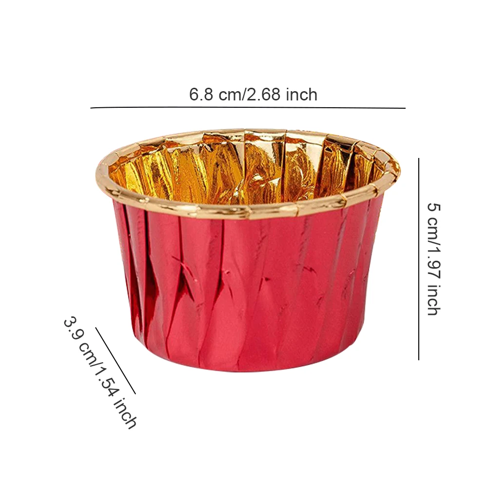 

50PCS Small Mini Cupcake Liner Baking Cup Paper Muffin Cases Cake Cup Egg Tarts Tray Cake Mould Wrapper Decorating Tools