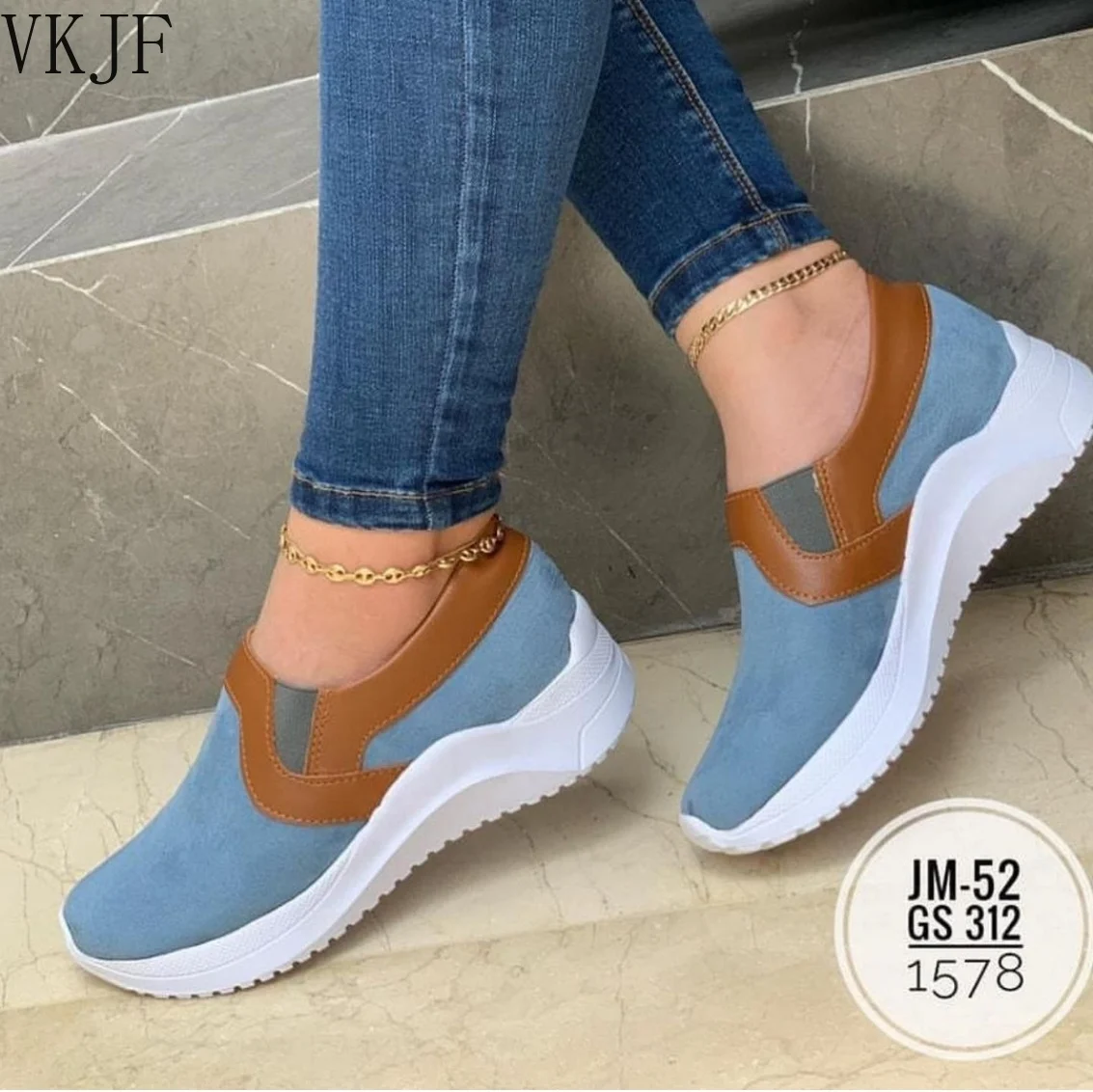 

2021 Summer Women Casual Shoes Sneakers Women Shoes 2021 Breathable Mesh Platform Slip-On Shoes Women Vulcanize Shoes