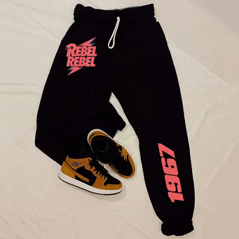 

David Bowie Sweatpants Casual men's and women's sports pants unisex clothing