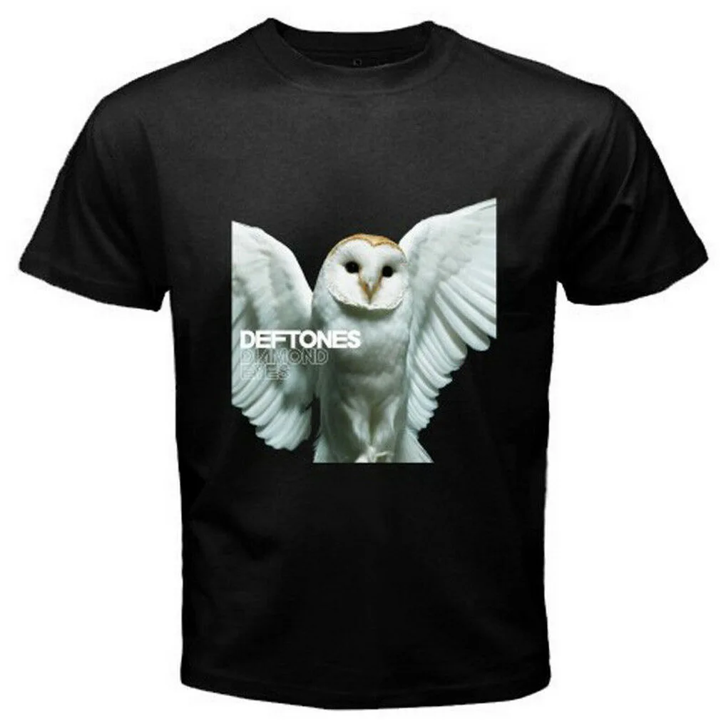 Новинка DEFTONES Diamond Eyes Rock Band Логотип Мужская черная футболка Размер S до 3XL размера