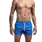 Лето 2020, мужские модные пляжные шорты, мужские однотонные спортивные плавки, Быстросохнущий купальник для серфинга, плавки