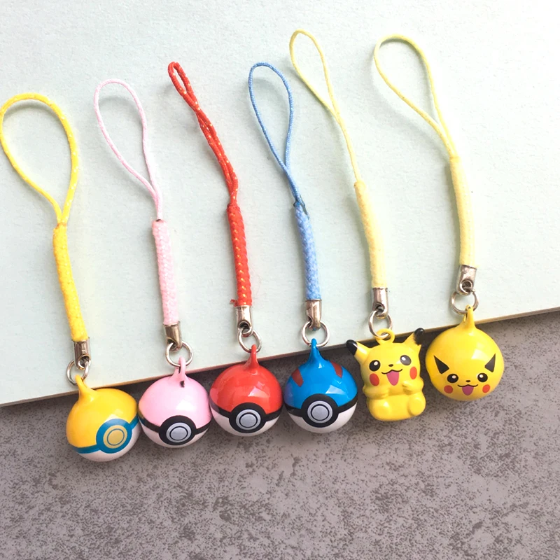 Takara Tomy игрушки куклы Pokemon покебол Pikachu мяч брелок колокольчики сумка Ornamnet подарки