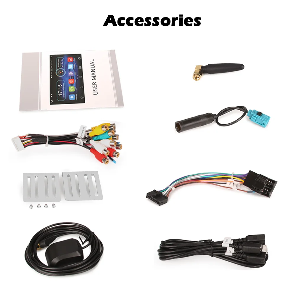 Автомагнитола 2 DIN 7 дюймов GPS-навигация Android 10 спутниковая навигация Bluetooth Wi-Fi USB 1080P