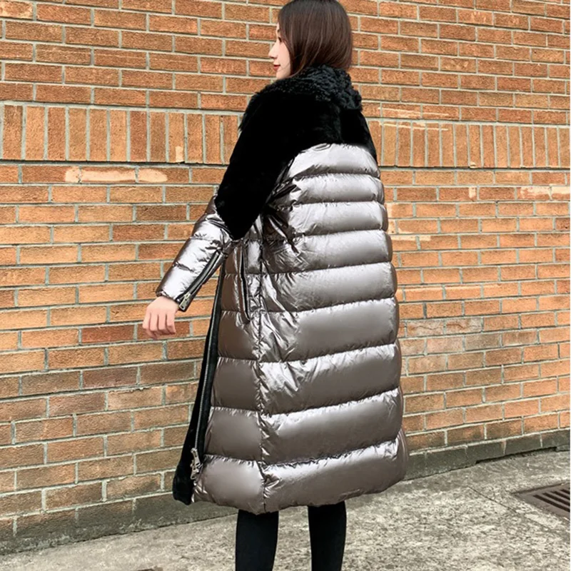 Пуховик женский зимний на белом утином пуху 2020 | Женская одежда