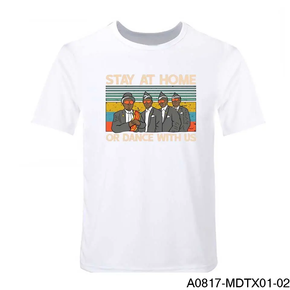 

Men's T Shirt Coffin Dance Meme Dancing Pallbearers Abby Artwork Art Printed Tee funny basic Short-sleeved stay home or dance