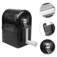 hand operated acrylic tobacco grinder plastic crusher hand cutter herb smoking shredder cigarette maker tobacco supplies