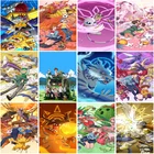 Аниме постер алмазная живопись Digimon Приключения Diy Набор для вышивки крестиком 5D японское аниме вышивка мозаичная картина