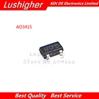 50 шт., P-канальный МОП-транзистор AO3415A SOT23 AO3415 SOT-23 20 в