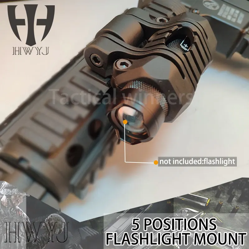Страйкбола магазин фонарик крепление 5 положение для 20 мм рельса|Кронштейны и