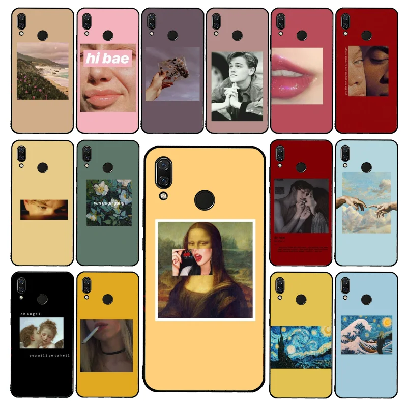 

Yinuoda Great art aesthetic van Gogh Mona Lisa Angel Phone Case for Xiaomi Redmi Note 7 5 4 Redmi 5plus 6A Note8 4X Note8Pro