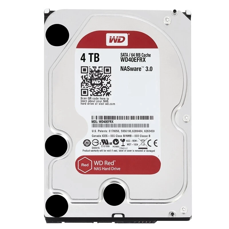 Жесткий диск Western Digital WD Red NAS HDD 5400 дюйма 6 ТБ 4 8T SATA 3 5 Мб кэш-памяти | Компьютеры и