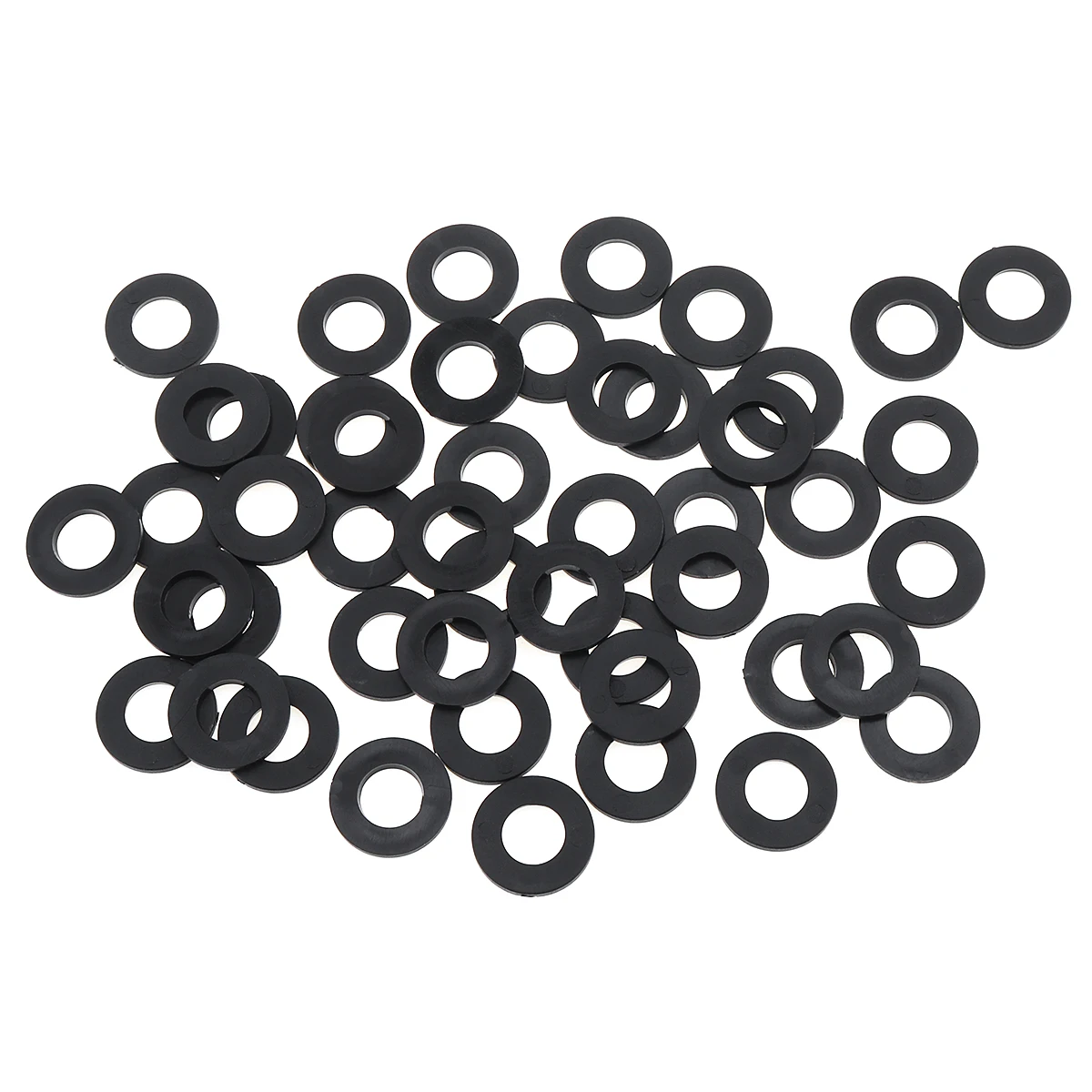 Новый черный 350 шт./компл. нейлоновая Плоская Круглая Пластиковая Шайба с M2 M2.5 M3 M4
