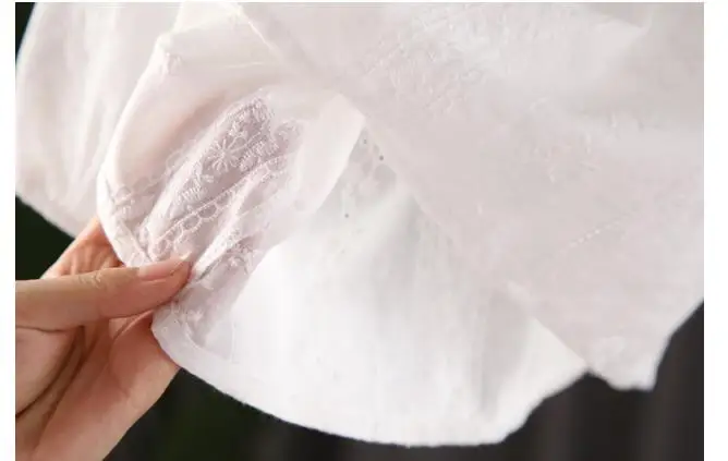 5 шт./лот рубашки для маленьких девочек детская одежда топы с длинными рукавами и