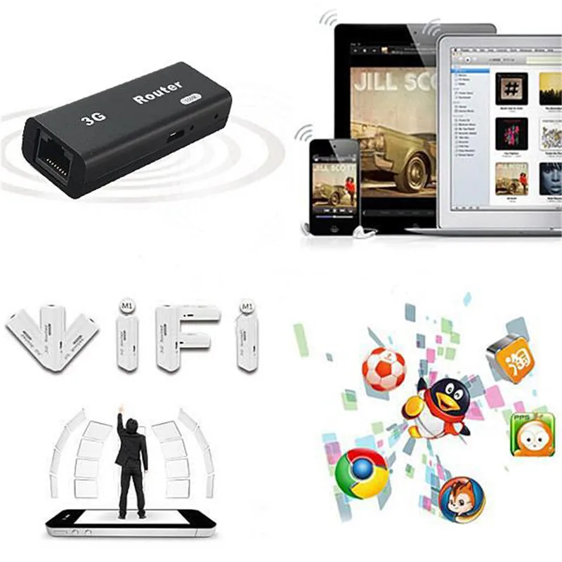 M1 мини портативный 150 Мбит/с RJ45 беспроводной Поддержка 3g USB модемы WiFi точка доступа IEEE 802.11b/g/n маршрутизатор повторитель адаптера