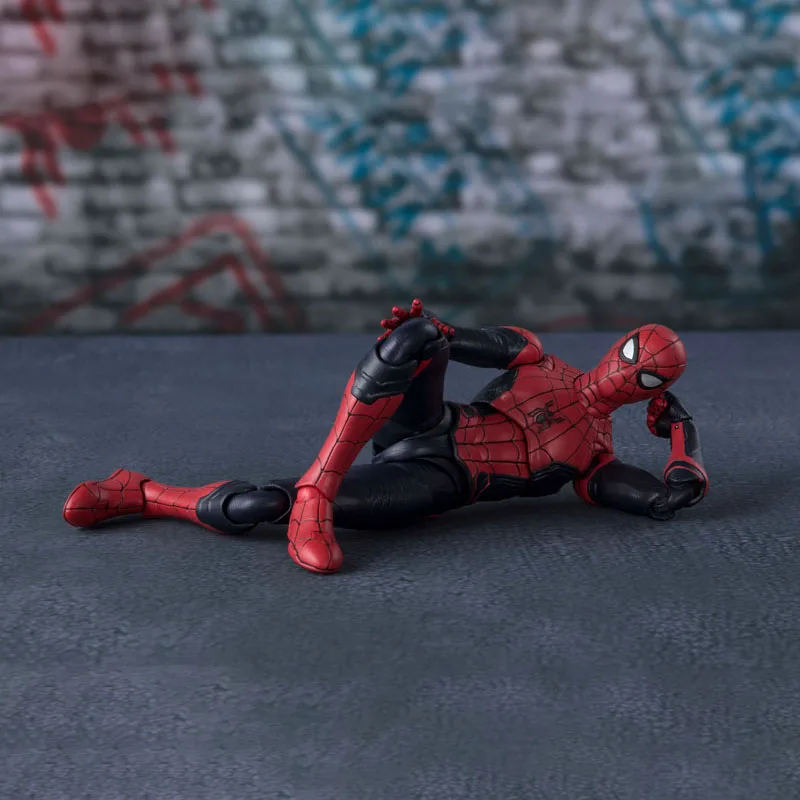 Оригинал BANDAI S.H.Figuarts Марвел Мстители паук-Man 2: Far to Home Человек-паук улучшенный