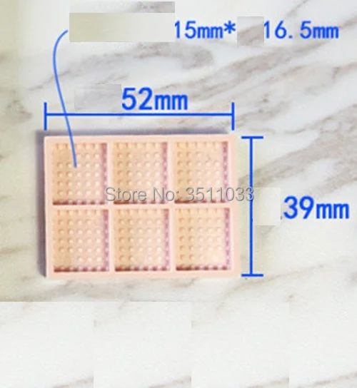 24/50 шт. квадратные Розовые тени для век с зеркалом 6 ячеек | Красота и здоровье