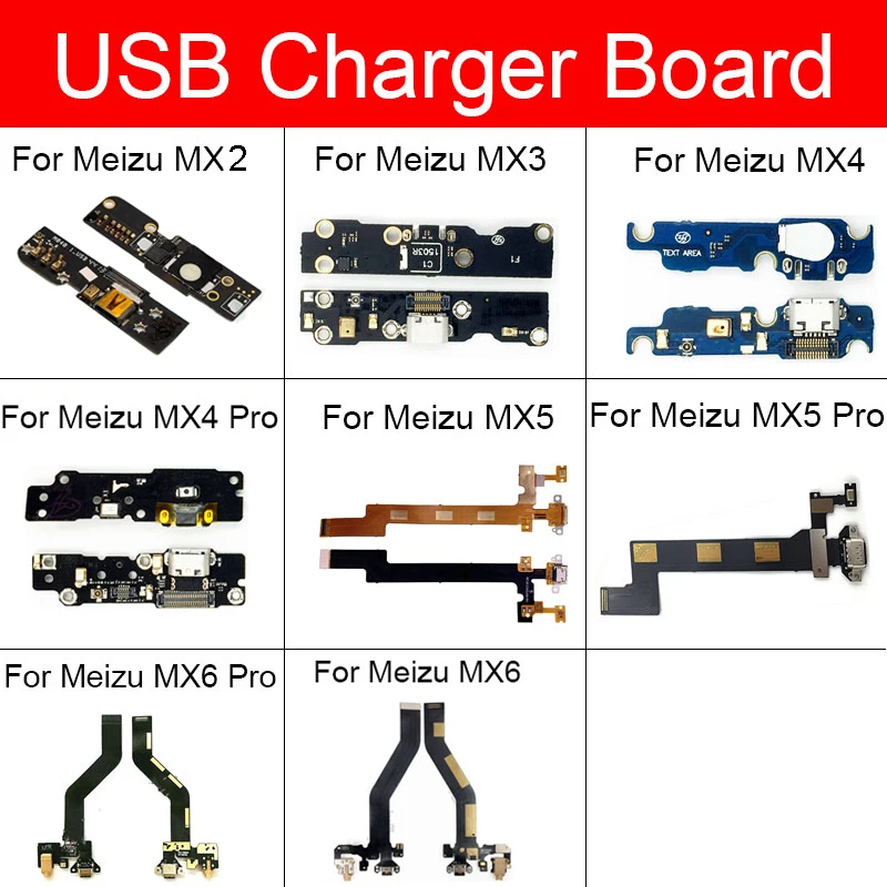 

Charger USB Jack Board For Meizu MX2 MX3 MX4 MX5 MX6 Pro Charging Port Module Usb Connector Port Board Replacement Repair Parts