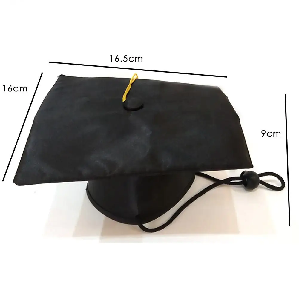 Pet Dog Cap Puppy Dr. Hat Customized Graduation Student Tassel Academic DIY Creative Party Accessories | Дом и сад