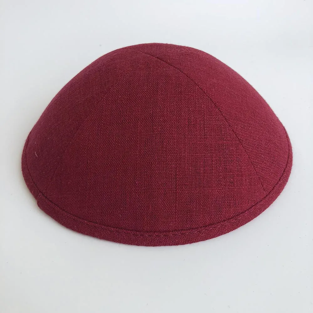 KIPPOT KIPOT бордовый KIPPA YARMULKE KIPPAH | Тематическая одежда и униформа