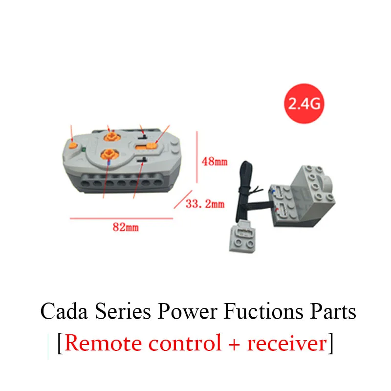 Cada PF-IR Contorl Совместимость с размеры Электрический Мощность функции Запчасти моторы 8883/88003/8882/88004/88002/8885/8884/8881/8878 игрушка "сделай сам" - Цвет: Cada PF-IR Contorl