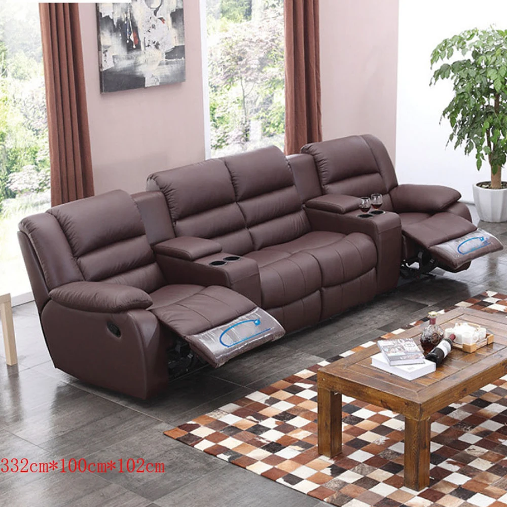 

living room Sofa set диван sofa bed мебель кровать muebles de sala recliner genuine leather sofa cama puff asiento sala 4 seater