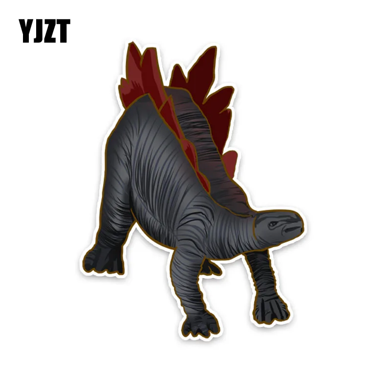 

YJZT 15CM*11.2CM Personalized Animal Dinosaur Car Sticker Decal PVC C29-0332
