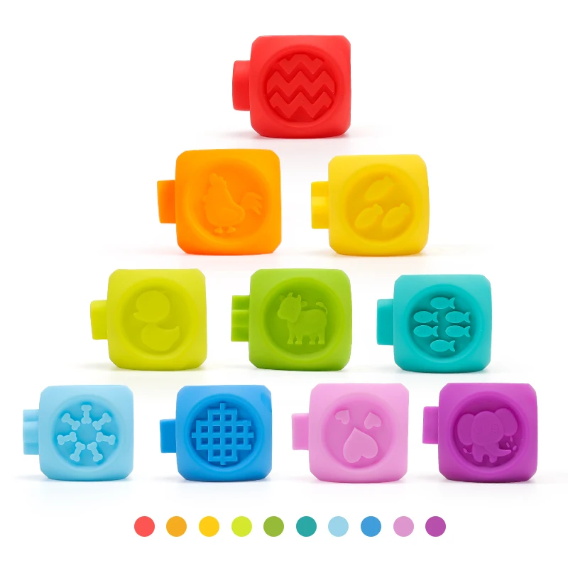 10 шт./компл. детская развивающая игрушка для раннего развития детские