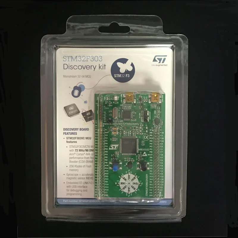 1 шт х STM32F3DISCOVERY макетная плата ARM STM32F3 Discovery 32-битный ARM M4 72 МГц с STM32F303VCT6 MCU
