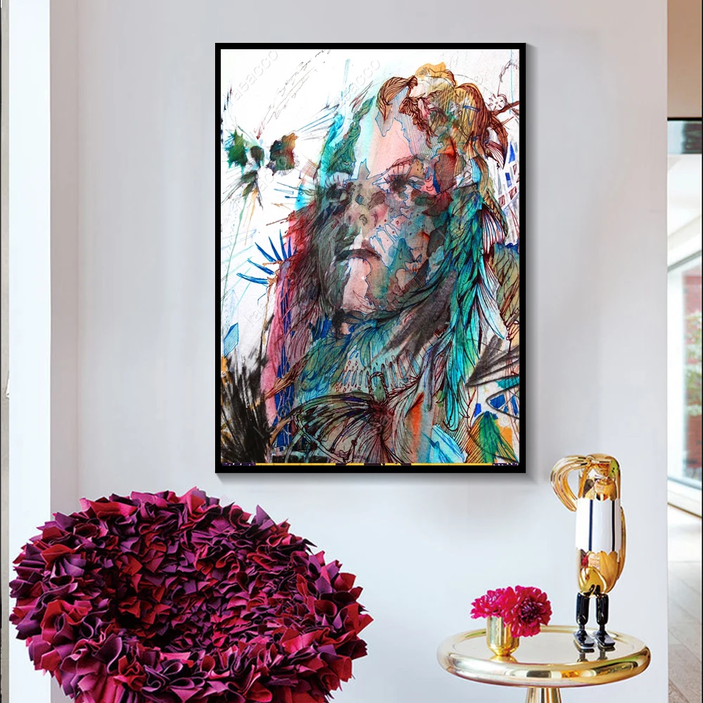 

Mordern Abstract Female Modular Poster and Prints CanvasPainting Caudros Decor Wall Picture For Home Decoration Artwork Bedroom