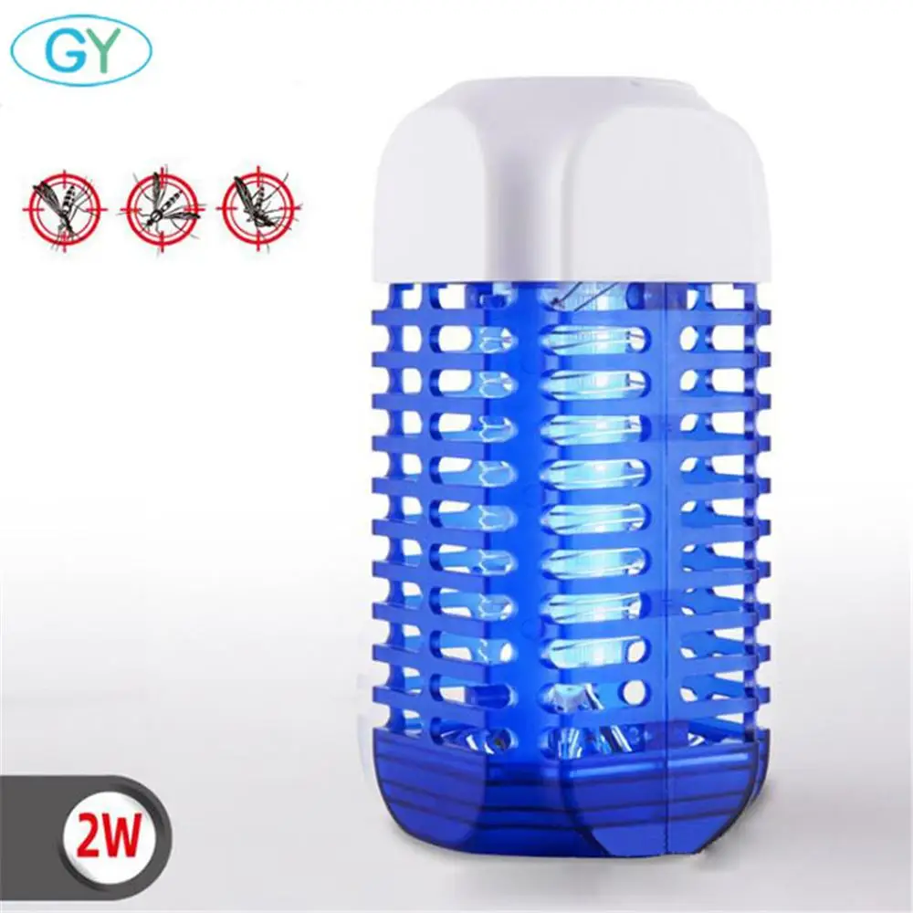 2 Вт DC5V USB питание электронный москитный убийца лампа черный белый Крытый